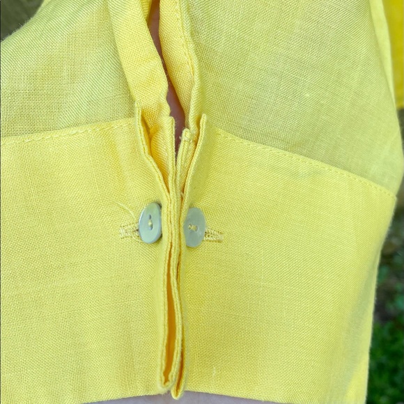 Linen button down top - Picture 6 of 6